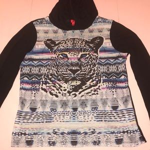 Long Sleeved Hooded Shirt